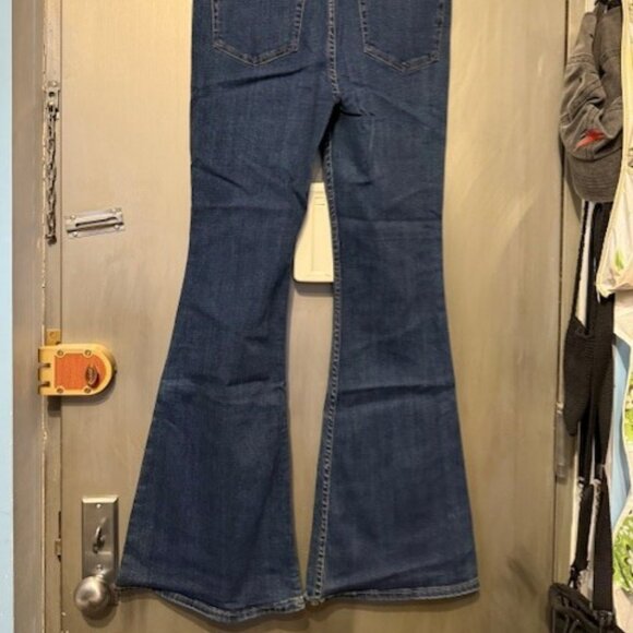 FREE PEOPLE - Just Float On Flare / Bell Bottom Jeans - 1970's blue indigo - Picture 14 of 14